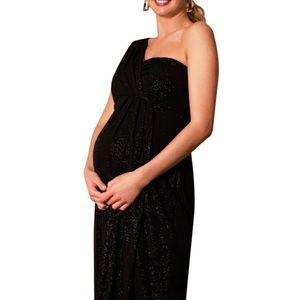 Tiffany Rose One Shoulder Maternity gown.